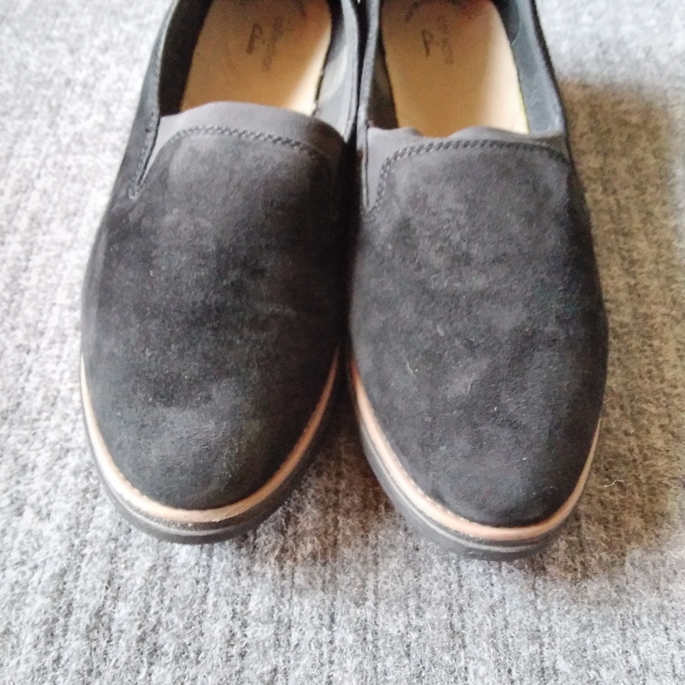 Collection by Clark's suede women's slip on loafers